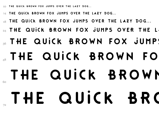 Bonus font waterfall